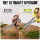 ⏳LAST DAY SALE ONLY￡6.99!🔥Multi-Layer Stainless Steel Kitchen Scissors