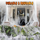 ⏰Limited Offer 50% OFF!🔥Halloween Scary Party Decoration Spiders & Stretchy Cobweb