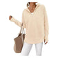 🧥✨ Women's Quarter Zip Pullover – 50% OFF! Soft stretch, ribbed texture, relaxed fit – sporty everyday style. 🔥🌸