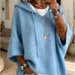 🧶 Distressed Detail, Relaxed Style | Women's Oversized Knit Hoodie