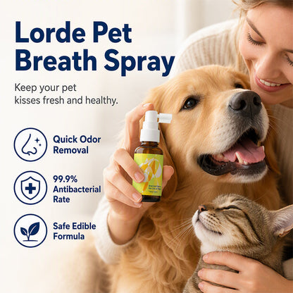 ⏳LAST DAY SALE ONLY ￡6.99!!💥Pet Breath Freshener Spray for Dogs and Cats
