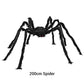 ⏳LAST DAY SALE 50% OFF!🔥🎃Hairy Spider with Large Web Halloween Outdoor Decoration🕷️🕸️