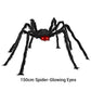⏳LAST DAY SALE 50% OFF!🔥🎃Hairy Spider with Large Web Halloween Outdoor Decoration🕷️🕸️