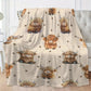 🛋️ Save 50%! 🔥 Printed Flannel Throw – Ultra-Soft, Cozy & Stylish Lightweight Blanket for Sofa, Bed, Couch & Home Decor ✨
