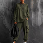 ⏳ LAST DAY SALE ONLY ￡25.99!!🔥Women's Casual Crew Neck Top & Cargo Pants Set