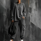 ⏳ LAST DAY SALE ONLY ￡25.99!!🔥Women's Casual Crew Neck Top & Cargo Pants Set