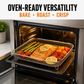 ⏳LAST DAY SALE ONLY ￡8.99!!🍳Food-Grade 304 Stainless Steel Air Fryer Stackable Rack | Grill & Toast Kitchen Accessory🍗✨