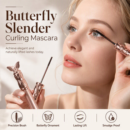 ⏳Last Day Sale Only ￡6.99!!💎Waterproof Smudge-Proof Slim Curling Mascara🌟