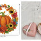 ⏳LAST DAY SALE ONLY ￡7.99!!🔥🍂 Autumnal pumpkin wreath with a diamond pattern to hang up – Complete DIY kit