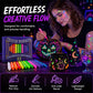 💗LAST DAY SALE 50% OFF⚡50K+ SOLD💕Glow Tattoo Pens – Safe, Wash-Off & Glows Under Blacklight! ✨🇬🇧 | Perfect for Glasto, Birthdays & More!