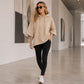 💖LAST DAY SALE 50% OFF!!🧥Seasonal Style - Relaxed Pullover Hoodie with Half-Sleeve Cut – Flattering Loose Fit & Modern Aesthetic for Transitional Weather