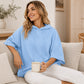 💖LAST DAY SALE 50% OFF!!🧥Seasonal Style - Relaxed Pullover Hoodie with Half-Sleeve Cut – Flattering Loose Fit & Modern Aesthetic for Transitional Weather