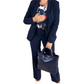 ⏳New arrival 50% OFF🔥✨ Elevated Comfort | Women's Tailored Blazer, Floral Top & Pants 3-Piece Set