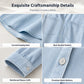 💗LAST DAY SALE 50% OFF🌿 Women's Chambray Denim Shirt – 3/4 Sleeve Button-Down Top in Soft Tencel™ Blend ✨ | Breathable, Skin-Friendly & Effortlessly Stylish 🇬🇧
