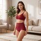 Women's Jacquard High-Waist Tummy Control Panties