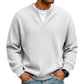 ⏳LAST DAY SALE ONLY ￡13.99!!🔥✨ Timeless Comfort | Men's Textured Waffle Layered-Look Long-Sleeve Tee