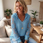 🔥LAST DAY SALE ONLY￡15.99!!🌿Women's Chic Lace Sleeve Hooded Sweater