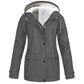 🔥This Week's Special Price: £23.99!!🧥💦Women's Plush-Lined Windproof Hooded Jacket-Unleash Style and Durability in Any Storm!