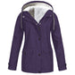 🔥This Week's Special Price: £23.99!!🧥💦Women's Plush-Lined Windproof Hooded Jacket-Unleash Style and Durability in Any Storm!