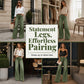 ⏳LAST DAY SALE ONLY ￡22.99!!🔥 Flattering Denim Style👖✨Women's Vintage High-Waisted Wide-Leg Jeans✨