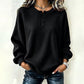 ⏳LAST DAY SALE ONLY ￡14.99!!✨🍂49% OFF! Womens's Casual Waffle Knit Sweatshirt