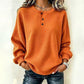 ⏳LAST DAY SALE ONLY ￡14.99!!✨🍂49% OFF! Womens's Casual Waffle Knit Sweatshirt