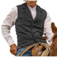 ⏳LAST DAY SALE ONLY￡15.99!🔥✨Men's Vintage Lapel Herringbone Tweed Vest👔🐴
