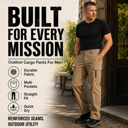 ⏳LAST DAY SALE 50% OFF!!🔥Men's Outdoor Multi-Pocket Cargo Pants🏆