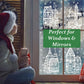 ⏳LAST DAY SALE ONLY￡6.99!🎁🎄 Christmas Village Window Sticker Set