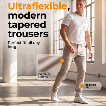 ⏳LAST DAY SALE ONLY ￡15.99!!✨Men’s Modern Slim-Stretch Trousers – Sleek Fit & All-Day Comfort