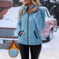 ⏳LAST DAY SALE ONLY￡15.99!!⭐🧥 Soft Plush Zip-Up Cardigan – Cozy Full-Zip Layer for Effortless Cool-Weather Style