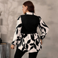 ⏳LAST DAY SALE ONLY ￡17.99!🔥Effortless Layered Style👚✨Women's Floral Print Fake 2-Piece Pullover Shirt