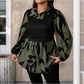 ⏳LAST DAY SALE ONLY ￡17.99!🔥Effortless Layered Style👚✨Women's Floral Print Fake 2-Piece Pullover Shirt
