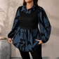 ⏳LAST DAY SALE ONLY ￡17.99!🔥Effortless Layered Style👚✨Women's Floral Print Fake 2-Piece Pullover Shirt