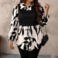 ⏳LAST DAY SALE ONLY ￡17.99!🔥Effortless Layered Style👚✨Women's Floral Print Fake 2-Piece Pullover Shirt