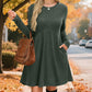 🍁 New Arrivals – Long-Sleeved Fall Dresses with Square Necklines for Women