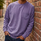 ⏳LAST DAY SALE ONLY ￡15.99!!🔥The Relaxed Long-Sleeve Crew for Men 🌿Lightweight • Breathable • Designed for everyday ease🏆