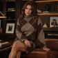 ⏳LAST DAY SALE ONLY ￡23.99!!🍂✨ Women's Argyle Knit Sweater & Skirt Set – Elegant, Cosy & Effortlessly Chic