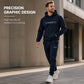 ⏳LAST DAY SALE ONLY ￡37.99!!🚀FREE SHIPPING✨Men's Hooded Sweatshirt & Sweatpants 2-Piece Set – Cosy, Comfortable & Effortlessly Casual