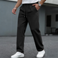 ⏳LAST DAY SALE ONLY ￡15.99!!🔥👖 Pull On & Go | Men's Waffle-Knit Drawstring Straight-Leg Pants