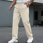 ⏳LAST DAY SALE ONLY ￡15.99!!🔥👖 Pull On & Go | Men's Waffle-Knit Drawstring Straight-Leg Pants
