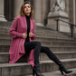 ⏳LAST DAY SALE ONLY ￡15.99!!🧶Women's Casual Draped Open Front Cardigan – Cosy, Flattering & Effortlessly Chic