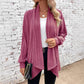 ⏳LAST DAY SALE ONLY ￡15.99!!🧶Women's Casual Draped Open Front Cardigan – Cosy, Flattering & Effortlessly Chic