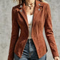 ⏳LAST DAY SALE ONLY￡21.99!!🍂✨ Women's Chic Lapel Slim Fit Jacket – Chic, Flattering & Effortlessly Elegant