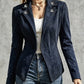 ⏳LAST DAY SALE ONLY￡21.99!!🍂✨ Women's Chic Lapel Slim Fit Jacket – Chic, Flattering & Effortlessly Elegant