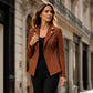 ⏳LAST DAY SALE ONLY￡21.99!!🍂✨ Women's Chic Lapel Slim Fit Jacket – Chic, Flattering & Effortlessly Elegant