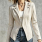⏳LAST DAY SALE ONLY￡21.99!!🍂✨ Women's Chic Lapel Slim Fit Jacket – Chic, Flattering & Effortlessly Elegant