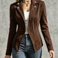 ⏳LAST DAY SALE ONLY￡21.99!!🍂✨ Women's Chic Lapel Slim Fit Jacket – Chic, Flattering & Effortlessly Elegant