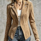 ⏳LAST DAY SALE ONLY￡21.99!!🍂✨ Women's Chic Lapel Slim Fit Jacket – Chic, Flattering & Effortlessly Elegant