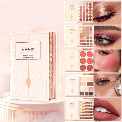 ⏳LAST DAY SALE 50% OFF!!🎁✨ Magic Makeup Book – All-in-One Cosmetic Palette with Eyeshadows, Blush, Highlighter & Lip Gloss | Perfect Christmas Gift for Her 🎄🇬🇧
